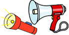 メガホン画像